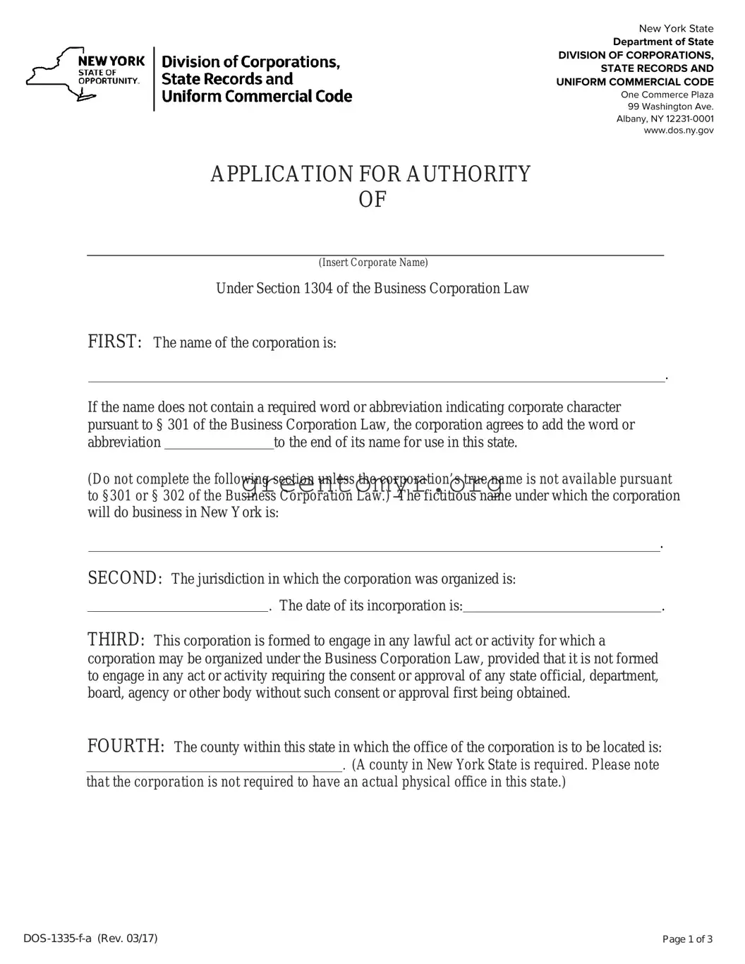 Fill in a Valid Application Authority Template