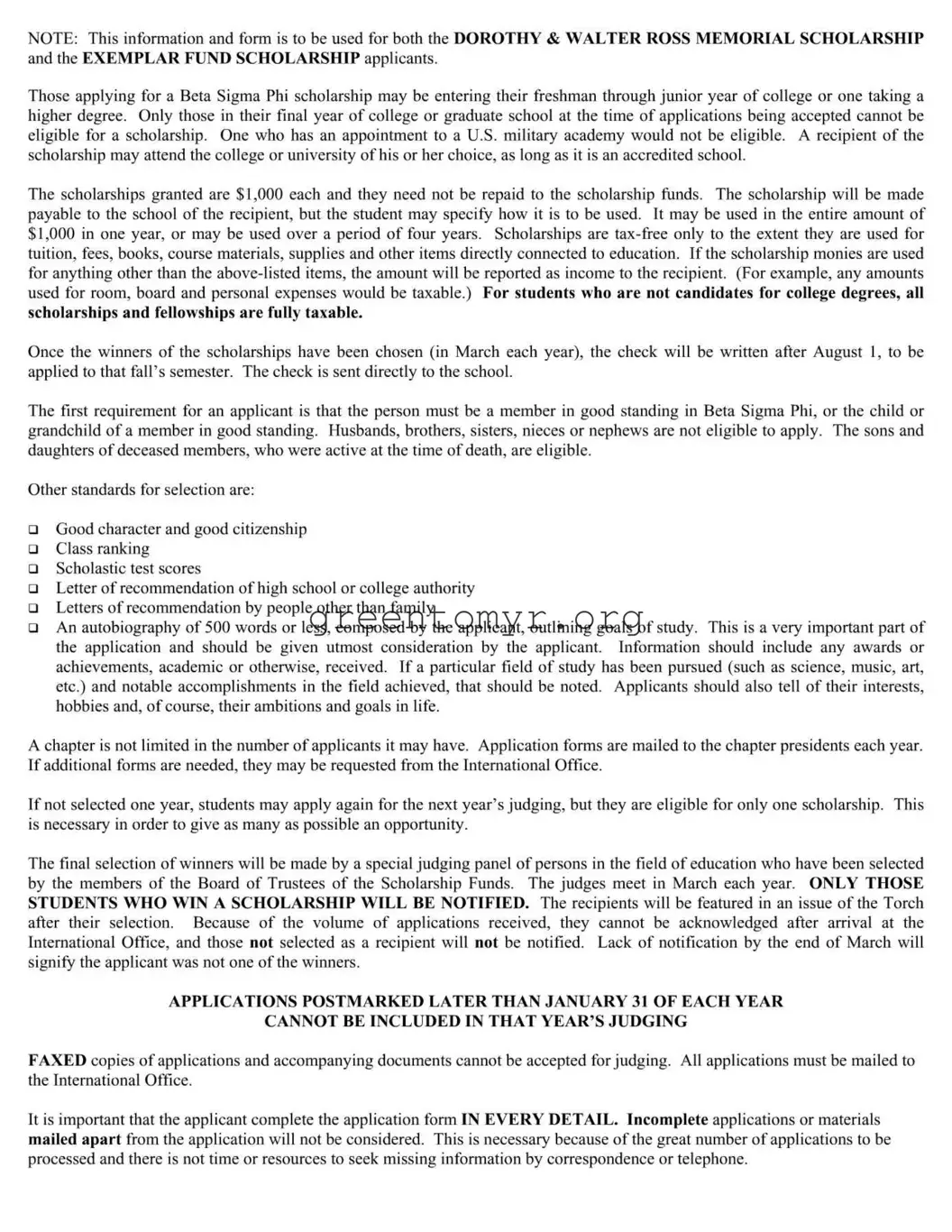 Fill in a Valid Beta Sigma Phi International Scholarship Template