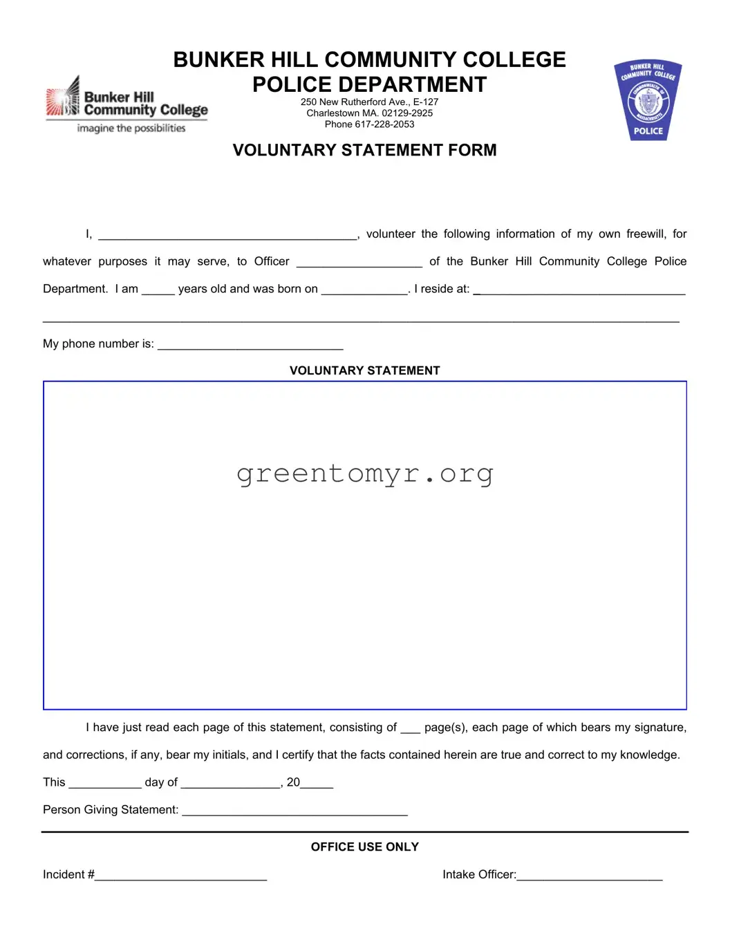 Fill in a Valid Bhcc Template
