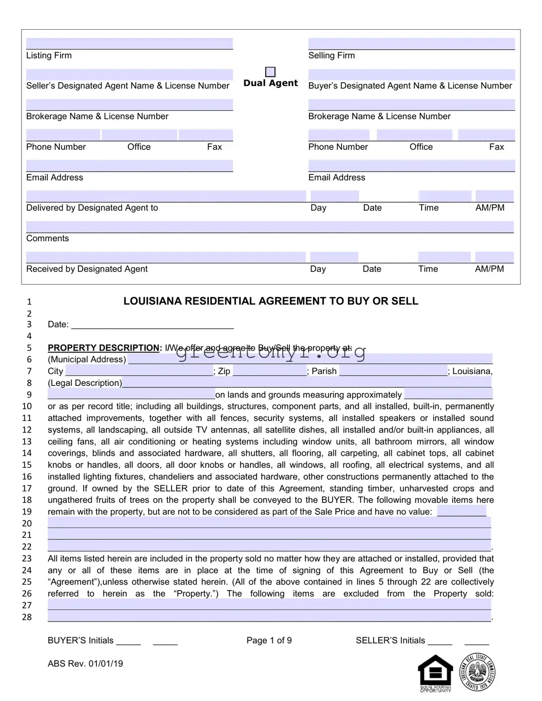 Fill in a Valid BOS Abs Template