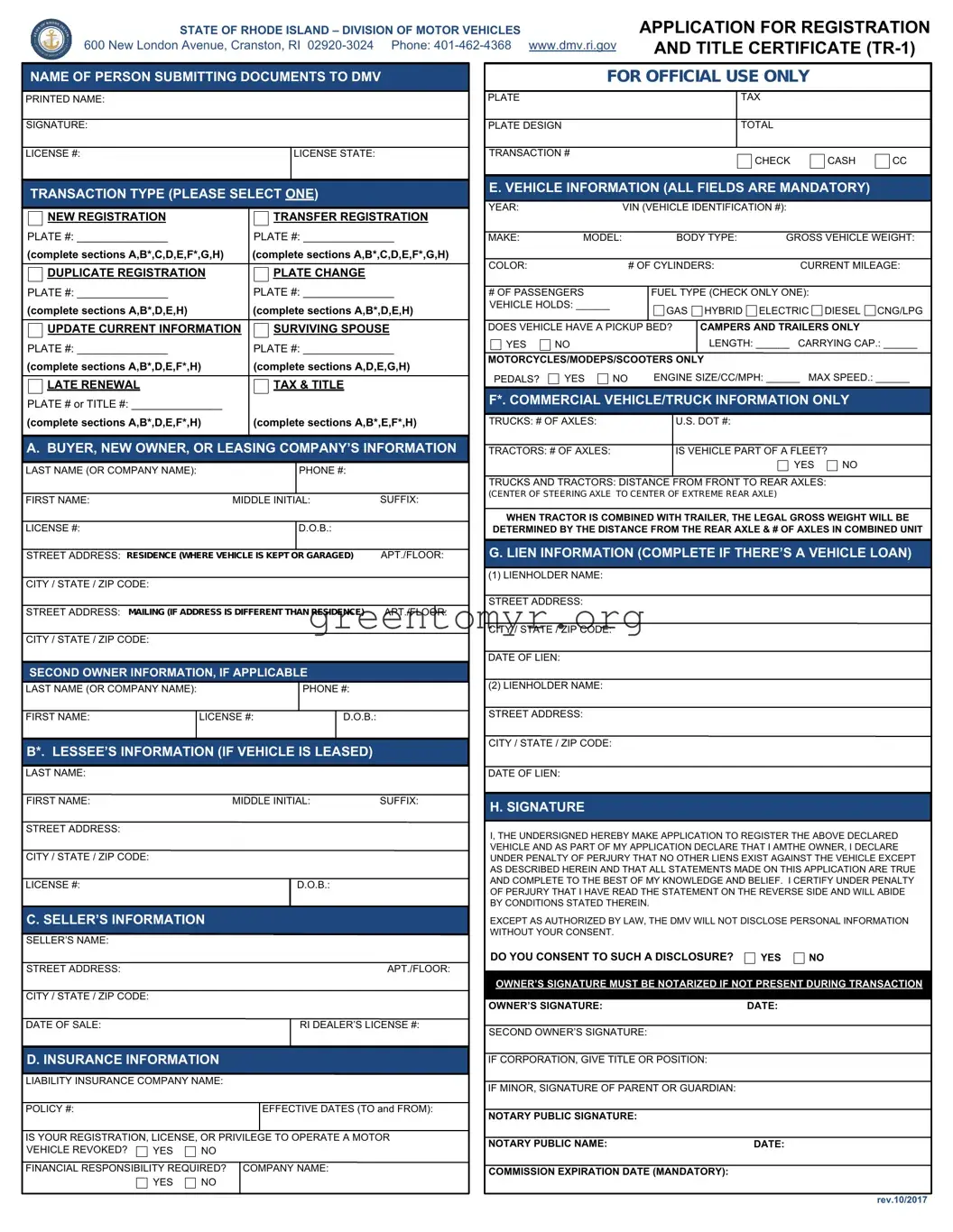 Fill in a Valid BOS TR-1 Template