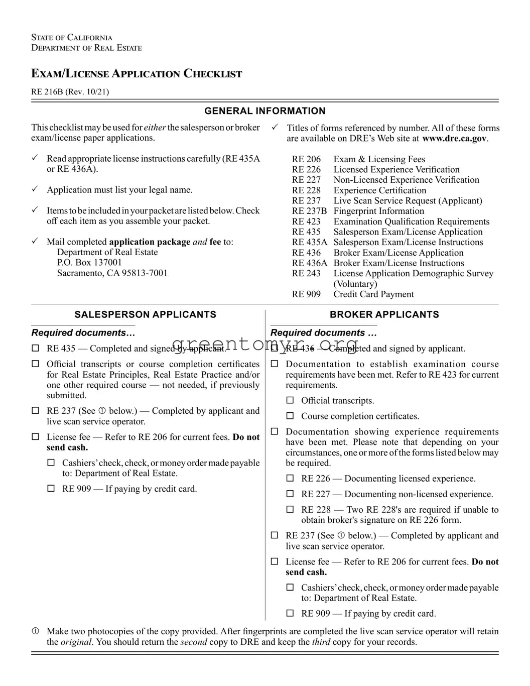 Fill in a Valid Broker License Application Template