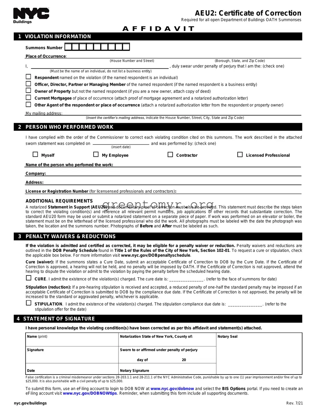 Fill in a Valid Certificate Of Correction Template