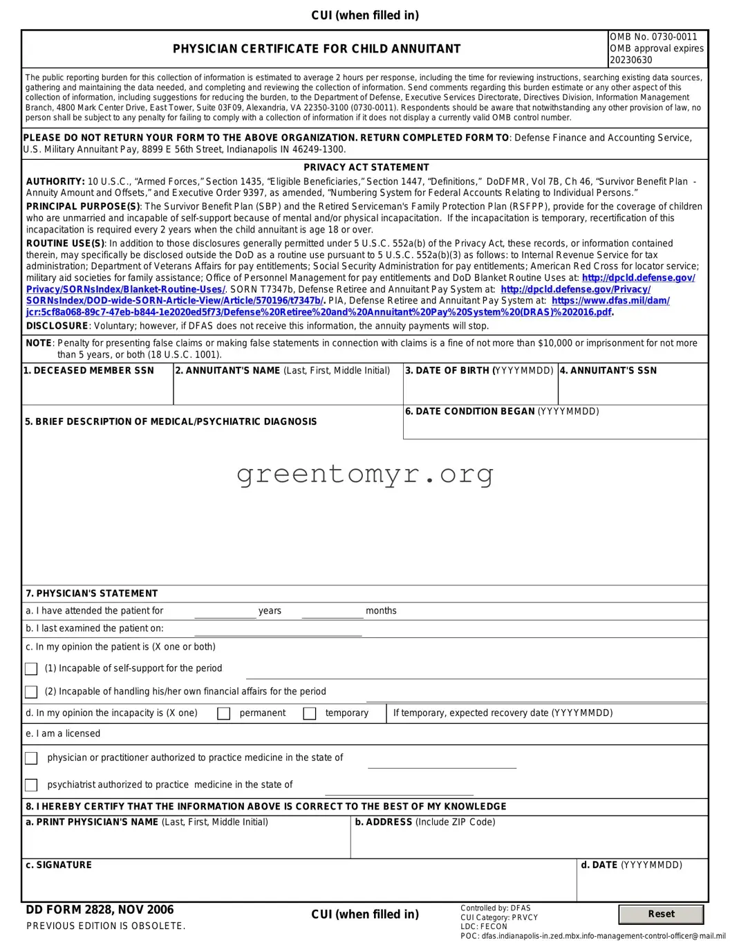 Fill in a Valid Dd 2828 Template