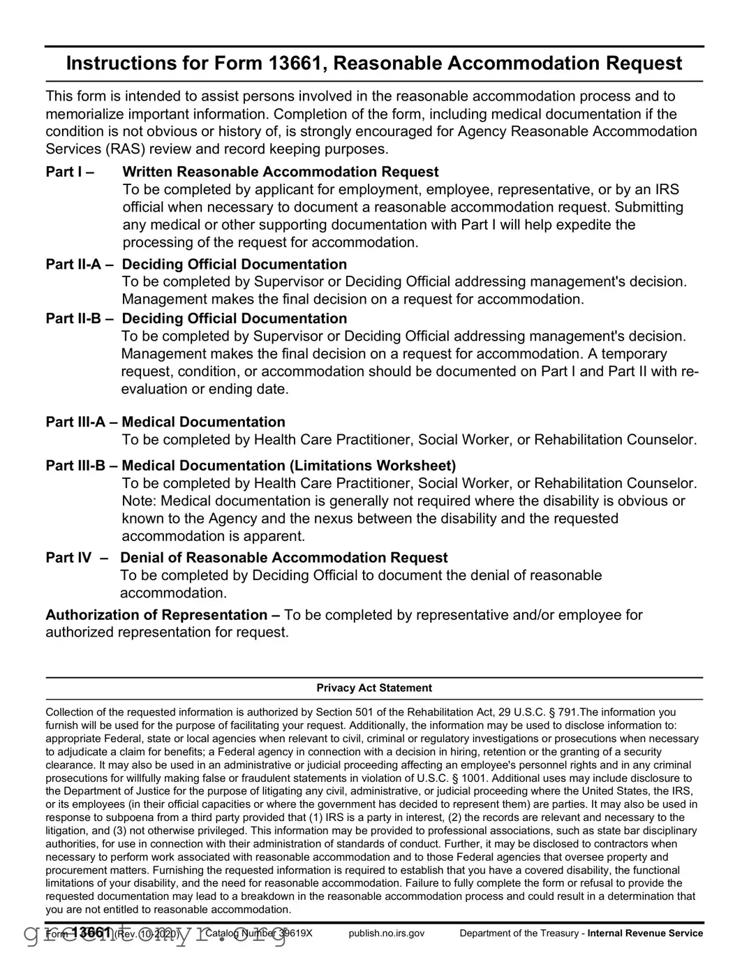 Fill in a Valid 13661 Template