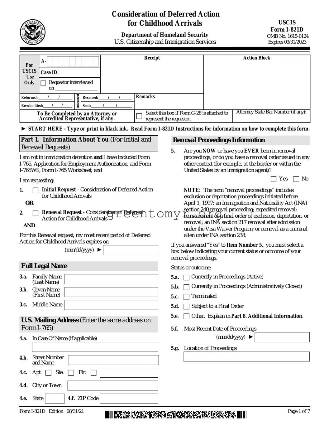 Fill in a Valid I 821D Template