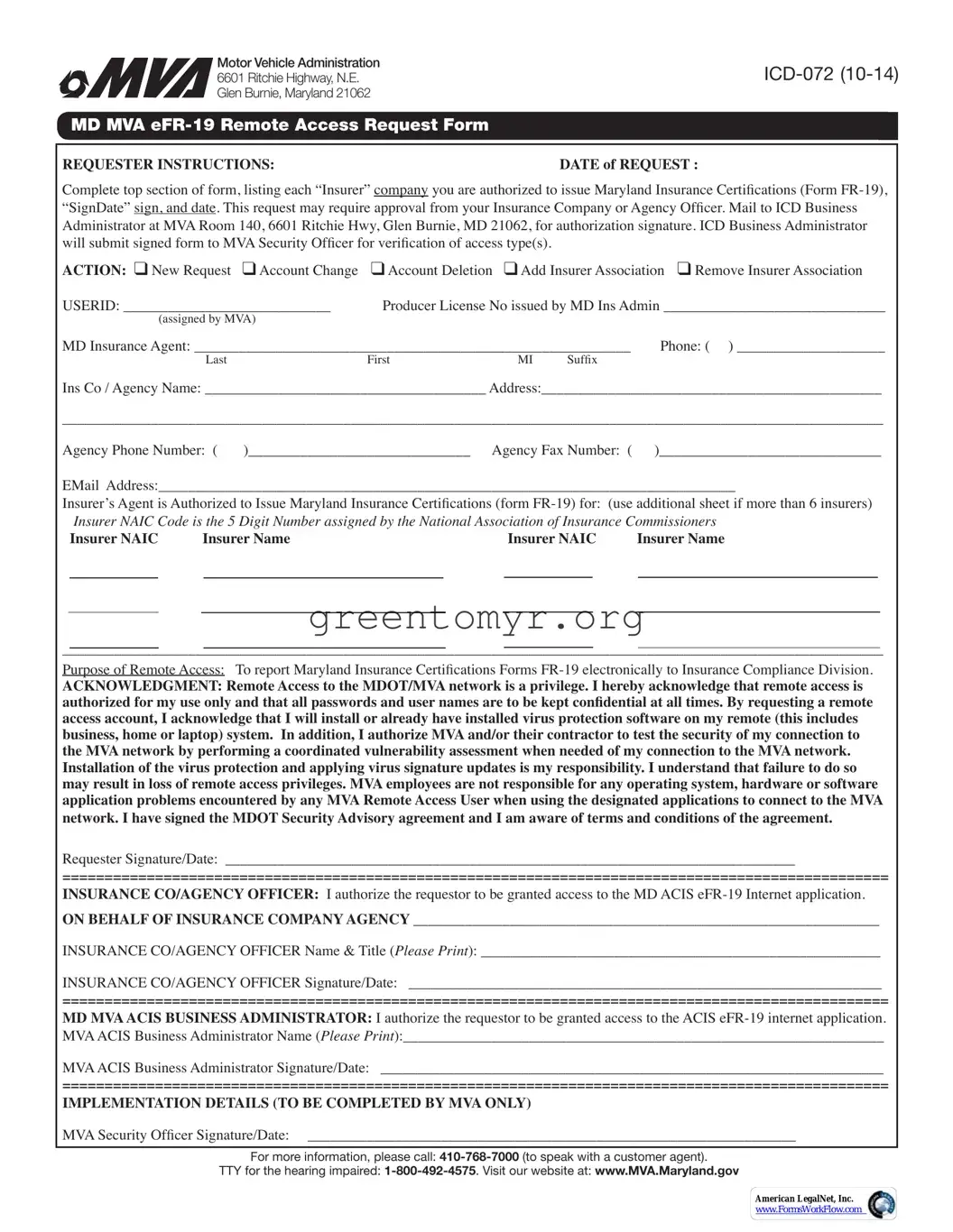 Fill in a Valid Icd 072 Template