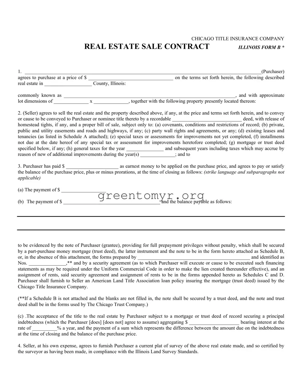 Fill in a Valid Illinois Realtor Contract Template