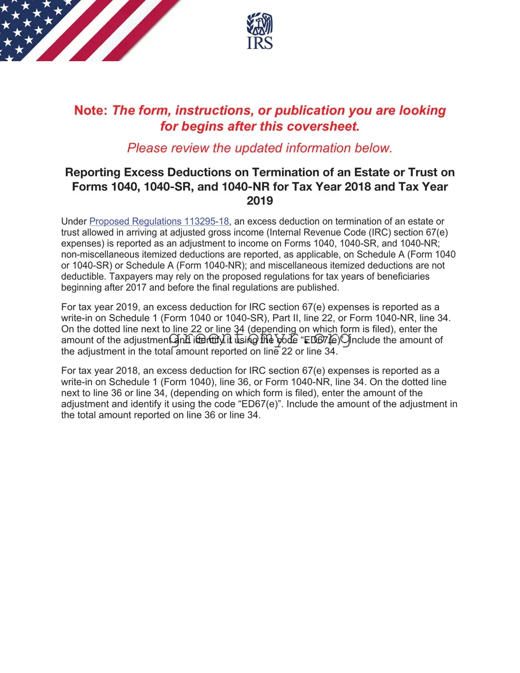 Fill in a Valid IRS 1040-NR Template