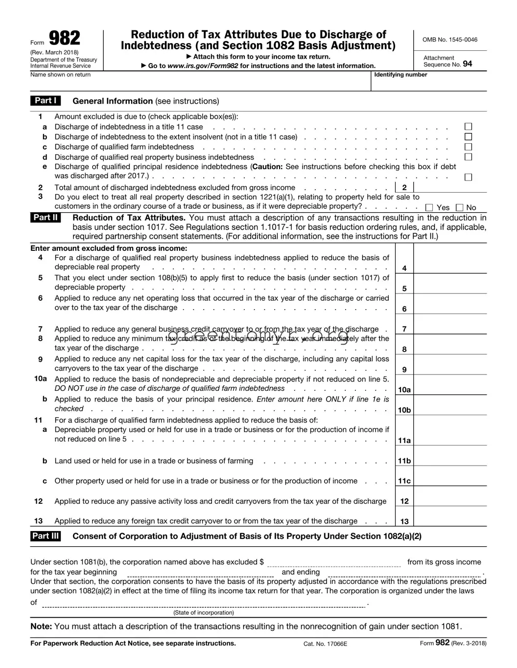 Fill in a Valid Irs Insolvency Template
