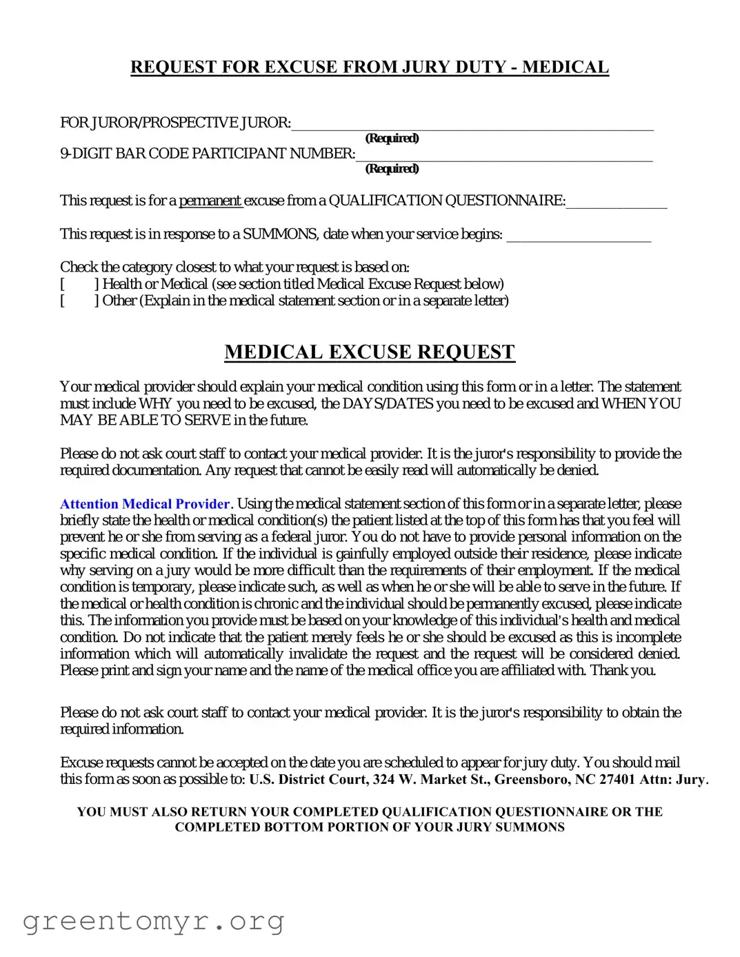 Fill in a Valid Medical Excuse Template