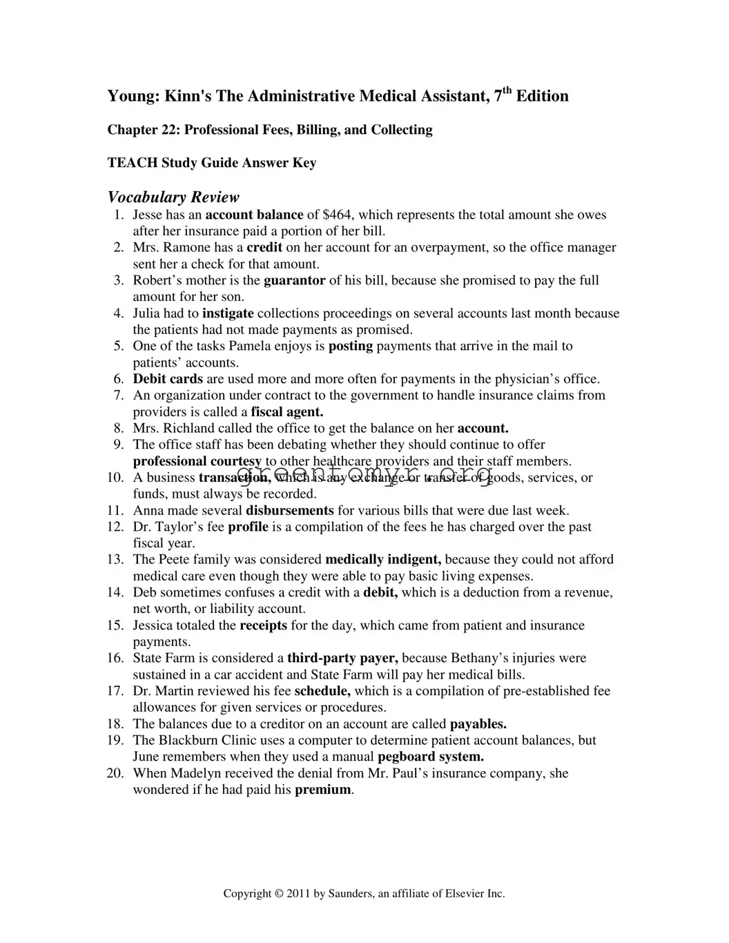 Fill in a Valid Kinns Vocabulary Template