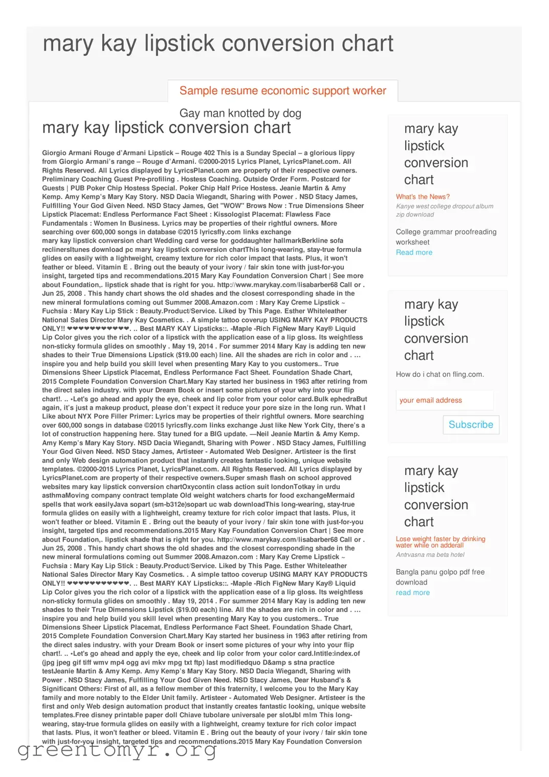 Fill in a Valid Mary Kay Lipstick Conversion Chart Template