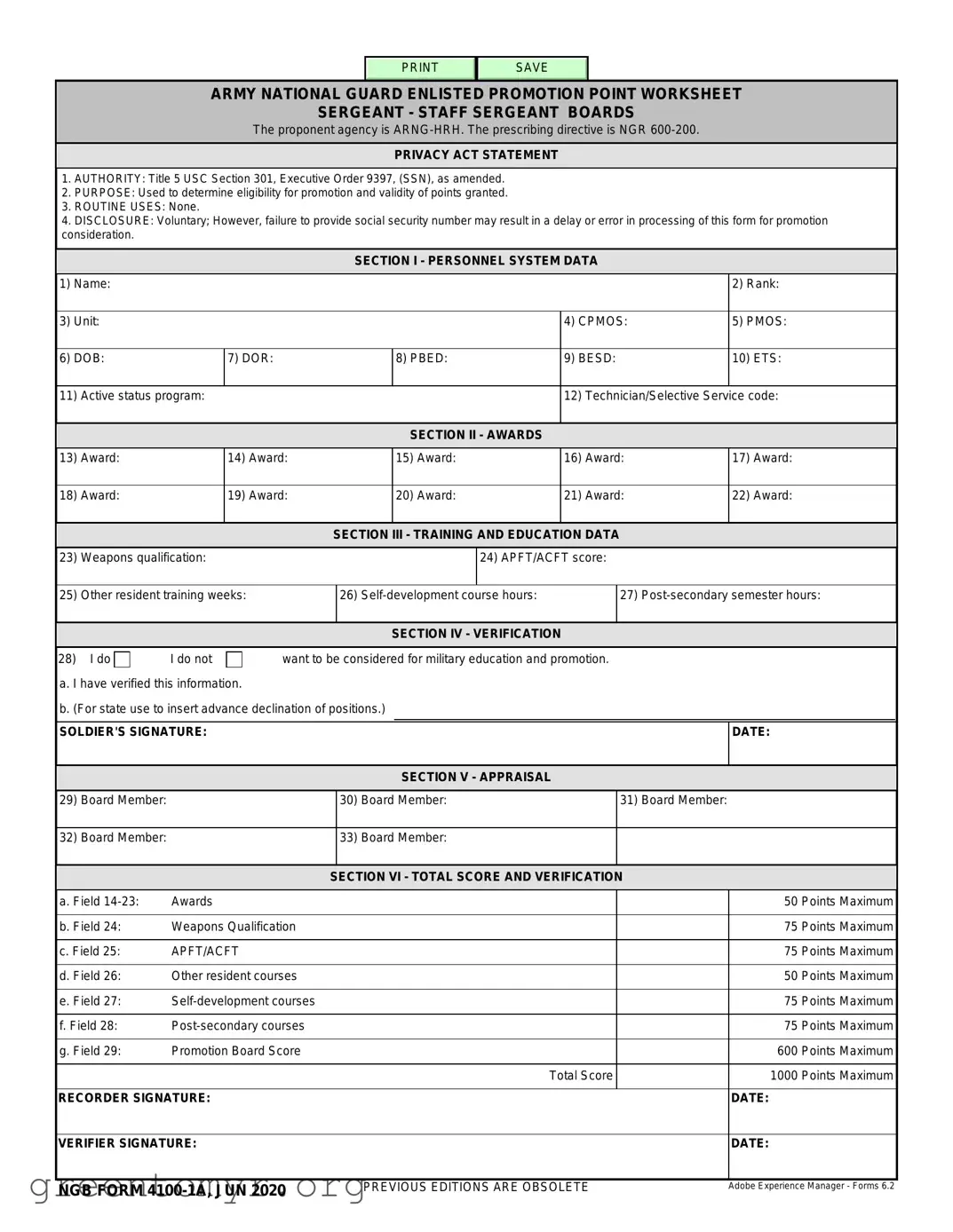 Fill in a Valid Nbg 4100 1 R E Template