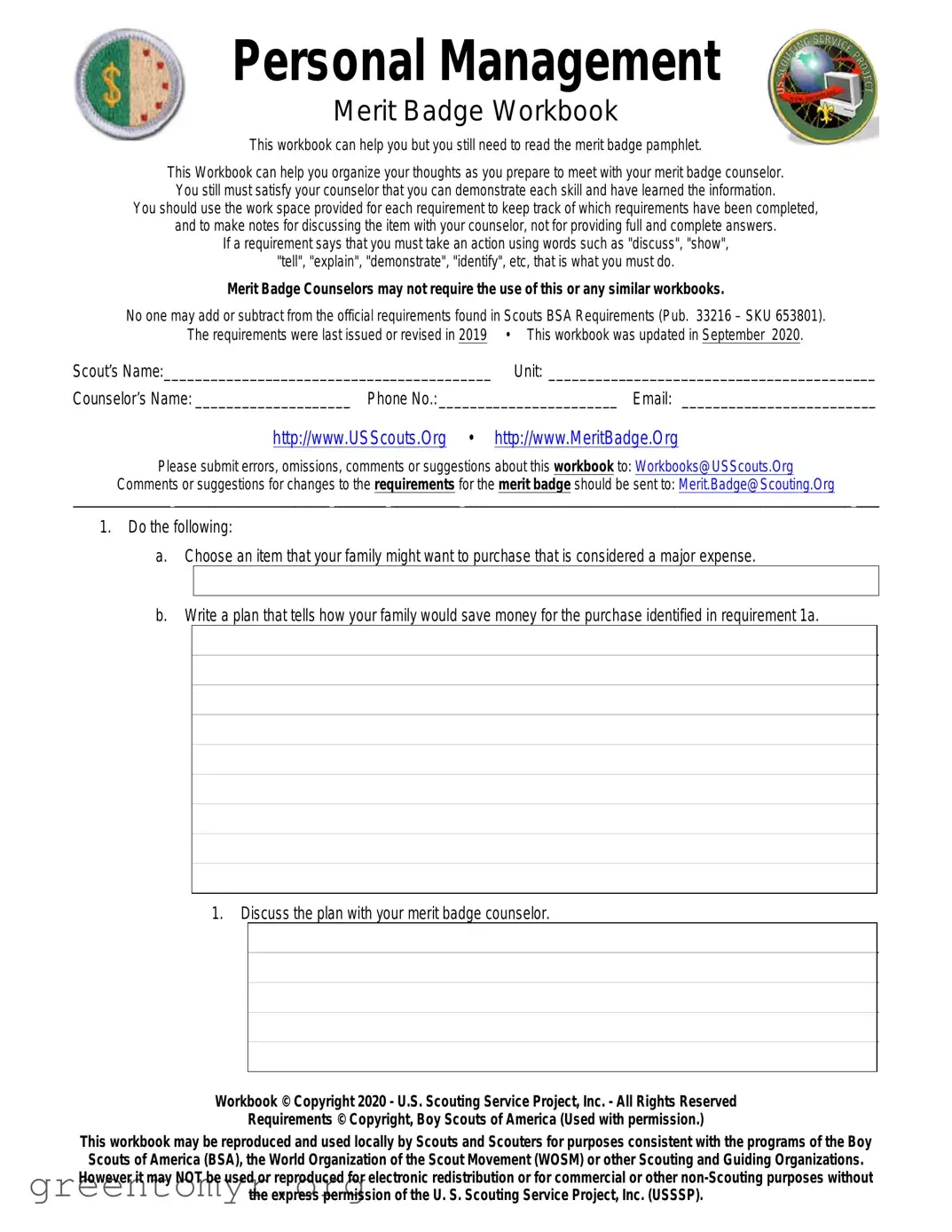 Fill in a Valid Merit Badge Personal Template