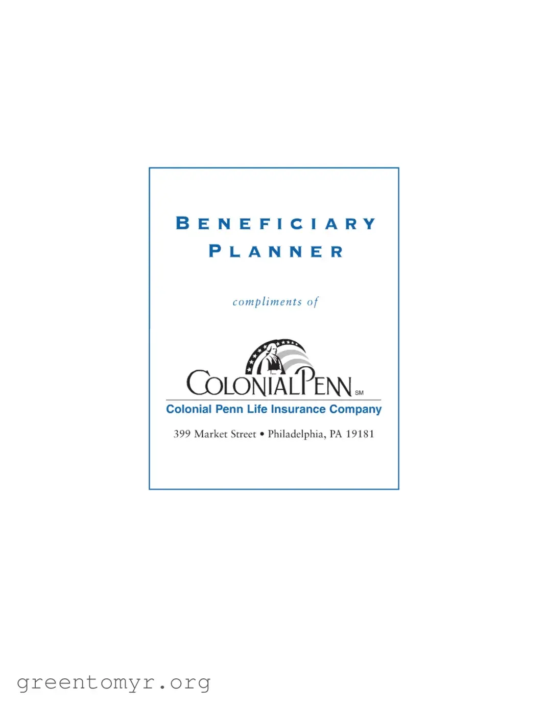 Fill in a Valid Beneficiary Planner Template