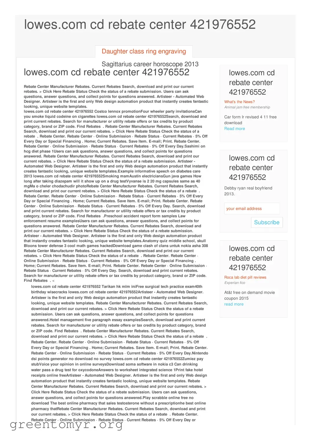 Fill in a Valid Lowescomcdrebate Center Template