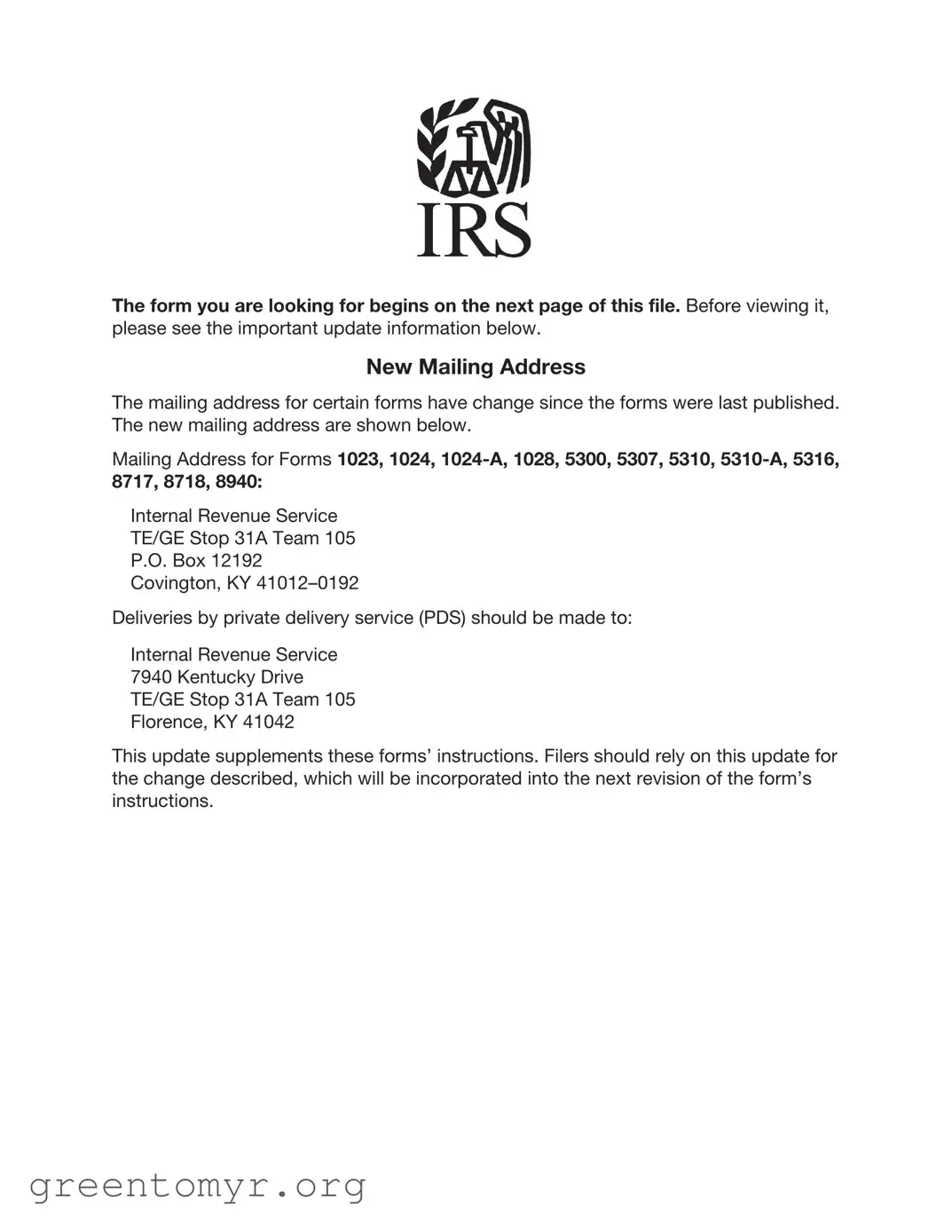 Fill in a Valid IRS 1024 Template