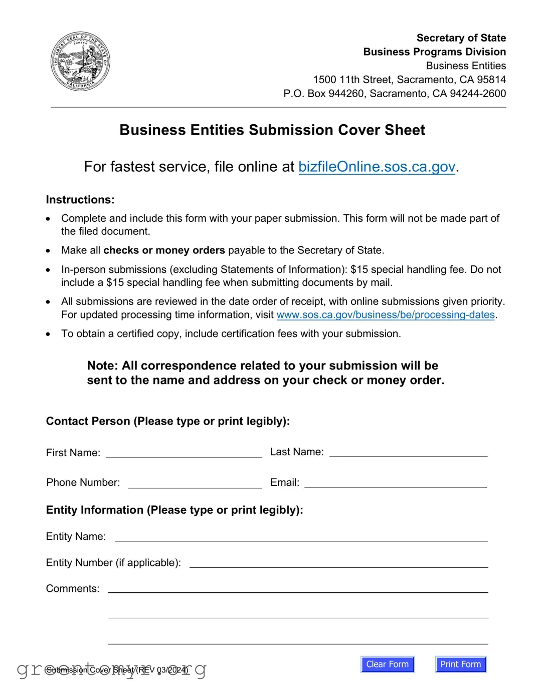 Fill in a Valid California Llc 1 Template