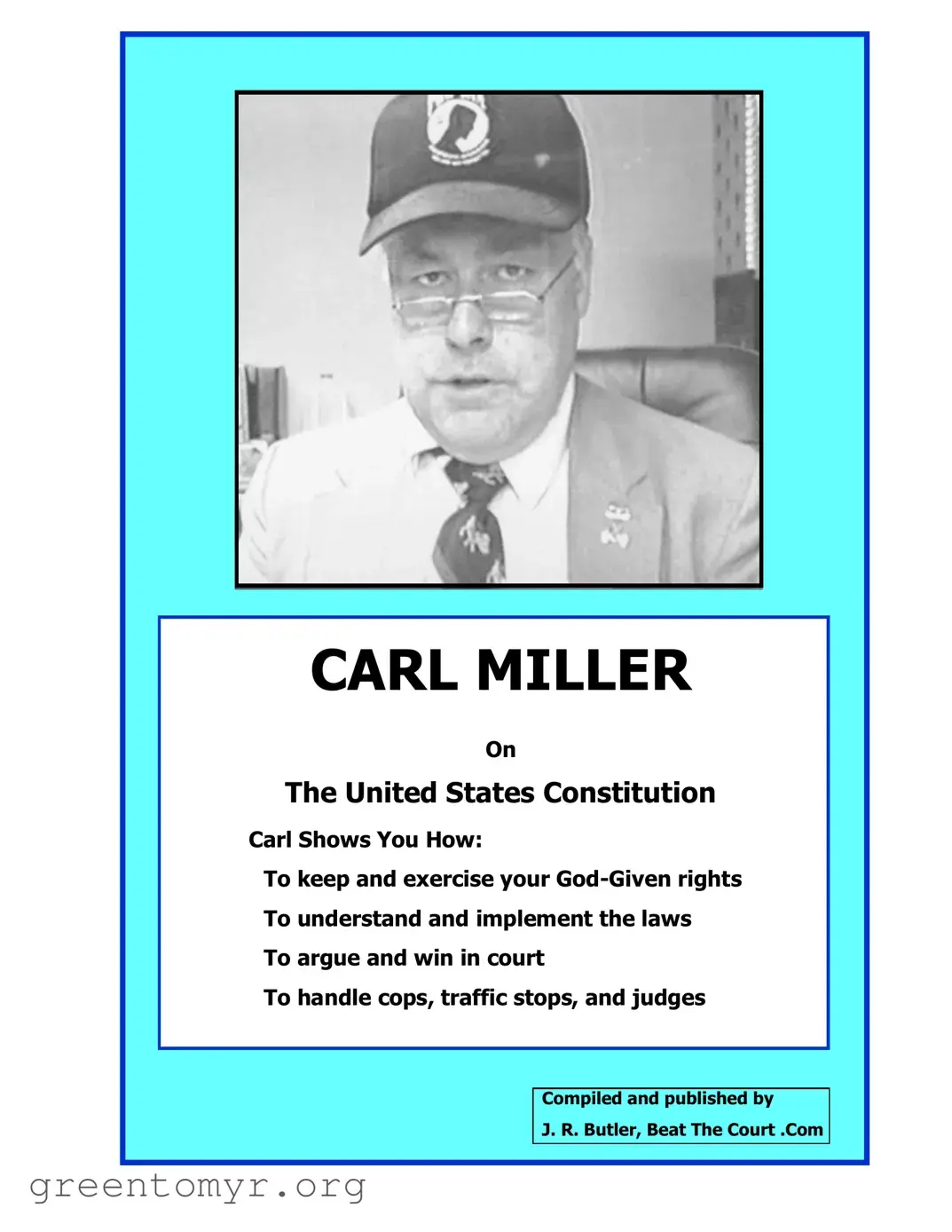 Fill in a Valid Carl Miller Constitution Handbook Template