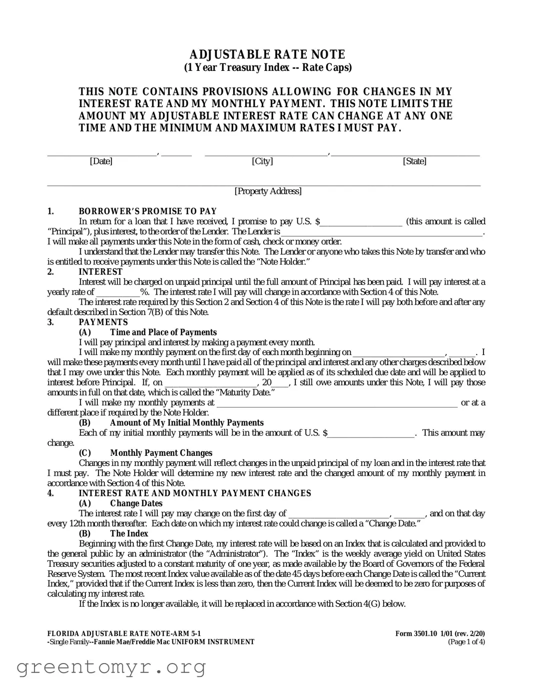 Fill in a Valid Mae Note Template